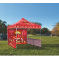 Event Tent Half Wall Pair (4 Color) with Railing Hardware